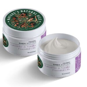 Organic Shea Butter with Lavender and  Vanilla Essential Oils 250ml